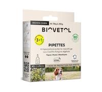 Biovetol - Antiparasitaire - Pipettes Moyen Chien Bio - 3ml (x3+1)