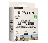 Biovetol - Bouchées Alt'vers - Efficace Contre Les vers Ronds et Les vers Plats - Certifié Agriculture Biologique - 6 bouchées (Grand Chien >20 kg, Unité)