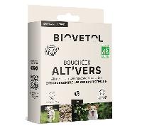 Biovetol - Bouchées Alt'vers - Efficace Contre Les vers Ronds et Les vers Plats - Certifié Agriculture Biologique - 6 bouchées (Petit Chien <20 kg, Unité)