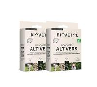 Biovetol - Bouchées Alt'vers - Efficace Contre Les vers Ronds et Les vers Plats - Certifié Agriculture Biologique (Petit Chien <20 kg, Lot de 2)