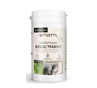 Biovetol - Comprimés à croquer Regul'Transit - Probiotiques, Prébiotiques, Digestion pour Chat - Flore Intestinale - Conçu et fabriqué en France - 30 comprimés