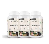 Biovetol - Comprimés Mobil'Activ pour Chat & Chien - Complément Alimentaire pour Le Confort Articulaire - Certifié AB (Chien, Lot de 3)