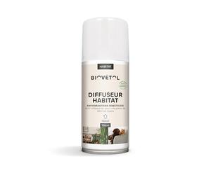 Biovetol - Diffuseur Automatique Insecticide Habitat - Insecticide d'origine Végétale - Efficace pour Eliminer Les Puces, Tiques, Aoutats, Moustiques - 150 ML