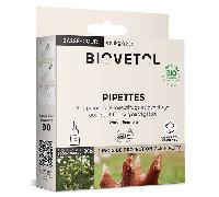 Biovetol Pipettes Antiparasitaire pour animal de basse-cour 6x 1ml