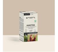 BIOVETOL - Pipettes Antiparasitaires Basse-Cour - Antiparasitaire Bio Certifié Ecocert - Anti-puces, Anti-Tiques (12 pipettes)