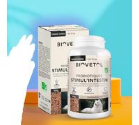 Biovetol - Probiotique Chien Bio Stimul'Intestin - Complément Alimentaire Spécial Transit - Petit Chien (- 10 kg) - 52 g