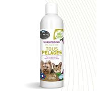 Biovetol - Shampoing Chien et Chat Bio certifié Ecocert - Tous Pelages - Hydrate et Renforce Le Pelage - 240 ML