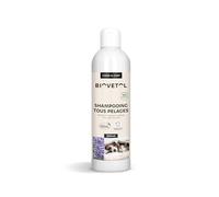 Biovetol - Shampoing Chien et Chat Bio certifié Ecocert - Tous Pelages - Hydrate et Renforce Le Pelage - 240 ML