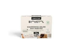 Biovetol - Shampooing Solide Chat et Chien Bio - Certifiée Ecocert - 100 G (Anti-Insectes)