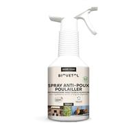 Biovetol - Spray Anti-Poux pour le poulailler Bio - Antiparasitaires pour le poulailler (Spray)
