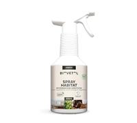 Biovetol - Spray Habitat Insecticide Bio Certifié par Ecocert - Efficace pour Eliminer Les Puces, Tiques, Aoutats, Moustiques - Traite Tous Textiles et mobiliers - Conçu et fabriqué en France- 500 ML