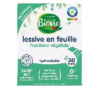 Biovie, Lessive feuille fraicheur végétale - 30 lavages, 52,5g