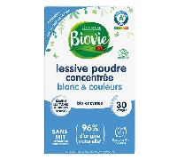 Biovie Lessive poudre concentrée blanc & couleur 750g