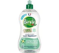 Biovie Vaisselle Mains Super Dégraissant Huile Essentielle de Menthe et Citron Bio 500ml