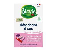 Biovie - Terre de Sommières, détachant à sec naturel - Entretien et détachage du linge - Ecodétergent - Boite de 350g