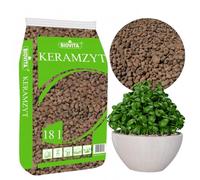 BIOVITA Argile expansée Granulés d'argile pour le drainage 8-16 mm Granulés d'argile expansée pour plantes d'intérieur 18 l