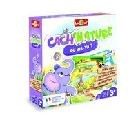 BIOVIVA - Cach'Nature - Jeux de société ludique pour enfant dès 3 ans - 1 à 4 joueurs - 400190