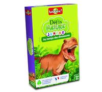 Bioviva - Défis Nature Junior - Au temps des dinosaures - Détiens les bonnes cartes pour gagner la bataille - Jeu de Cartes - 1 à 4 Joueurs - 5 ans - Fabriqué en France - 400268