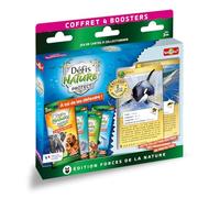 Bioviva Jeu de cartes Défis Nature Protect - Coffret 4 boosters Orque et Requin - Fabriqué en France