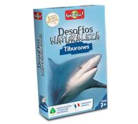 Bioviva - Défis Nature - Requins - Jeu de Cartes 7+ - Version Espagnole