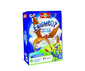 Bioviva - Enigmes - Contes et Légendes - Jeu de Cartes Enfants 7+ | Jeu Educatif Devinettes - Dès 7 ans - 2 à 6 joueurs - Fabriqué en France