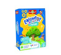 Bioviva - Enigmes Junior - La nature Devinez la réponse le plus rapidement possible grâce aux indices- Jeu de cartes - Collection Enigmes - 2 à 4 joueurs - 5 ans - Fabriqué en France - 400237