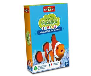 BIOVIVA-Jeu de cartes Défis nature junior - Merveilles de la mer Bioviva Éditions