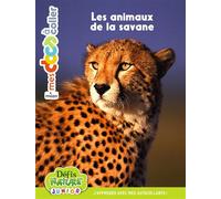 Bioviva - Les animaux de la savane - Anne Blanchard - Milan Eds - broché - Document jeunesse