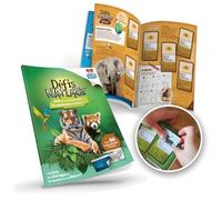 Bioviva - Pack album autocollants - Les animaux du Monde - 1 album de 40 pages avec des jeux, des activités et des cartes Défis Nature à compléter - Dès 7 ans - Fabriqué en France - 702010