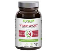 Biowen Vitamine D3 K2mK7 - 90 gélules