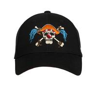 Bioworld Chapeau de paille One Piece Live Action Buggy avec emblème de pirates Noir