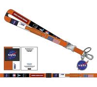 Bioworld Cordon avec logo NASA Orange Suit Up, Orange, Taille unique