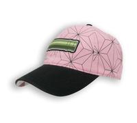 Bioworld Demon Slayer Nezuko Casquette réglable en bambou Rose, rose, taille unique