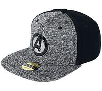 Bioworld - Difuzed Avengers Casquette de Baseball, Grise Et Noire, Standard Homme