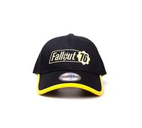 Bioworld - Difuzed Fallout Cap 76 - Yellow Logo Adjustable Cap Black