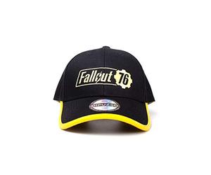 Bioworld - Difuzed Fallout Cap 76 - Yellow Logo Adjustable Cap Black