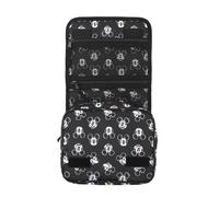 Bioworld Disney Mickey Mouse Heads Trousse de toilette pliable à suspendre Noir 16,5 cm