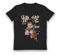 Bioworld Dragon Ball Z Goku T-shirt pour enfant, Noir , 6-7 ans