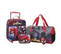 Bioworld Ensemble de valises Carro On 3 pièces et 4 pièces pour jeunes, Spider-Man & Miles Morales, osfa
