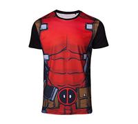 Bioworld EU Deadpool Classic Style Guide T-Shirt Sublimation Deadpool's Suit T-Shirt Black-M