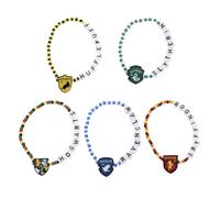 Bioworld Harry Potter Ensemble de bracelets d'amitié Maisons de Poudlard
