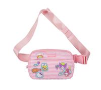 Bioworld Hello Kitty and Friends Sac banane à rayures autocollantes