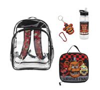 Bioworld Lilo & Stitch Ensemble sac à dos pour fille (petit grand enfant), 5 pièces Fnf Transparent, OSFA, Art déco