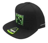 Bioworld Minecraft Casquette de baseball réglable avec motif Creeper Face brodée Noir