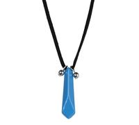 Bioworld Naruto Shippuden First Hokage Tsunade Collier à breloques en cristal bleu pour homme et femme