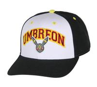 Bioworld Pokemon Adulte Brodé Precurve Snapback Chapeau pour Homme Femme, Umbreon, Taille unique