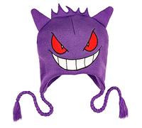 Bioworld Pokemon Gengar Face 3D Laplander Bonnet tête de mort Violet, violet, Taille unique