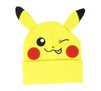 Bioworld Pokemon Pikachu Winking Bonnet brodé Taille unique Jaune