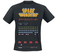 Bioworld Space Invaders - T-Shirt Level - M T-Shirt Homme Multicolore (Multicouleur 607819M) Medium (Taille Fabricant:M) Lot de