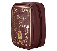 Bioworld Trousse à maquillage Disney, Rouge, Large, La Belle et la Bête